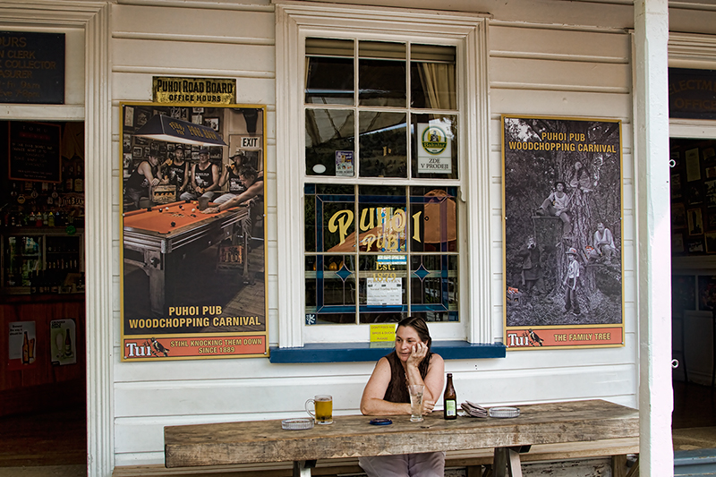 Puhoi Pub with Woodchopping Posters