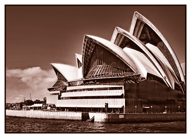 Opera House in Sepia