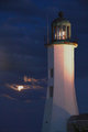 Full Moon Rising Over Cedar Point