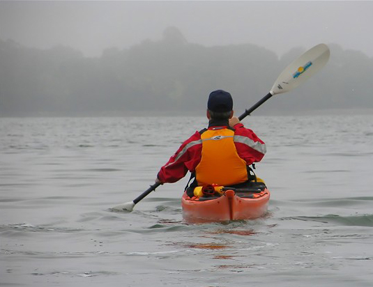 Paddling into the Fog