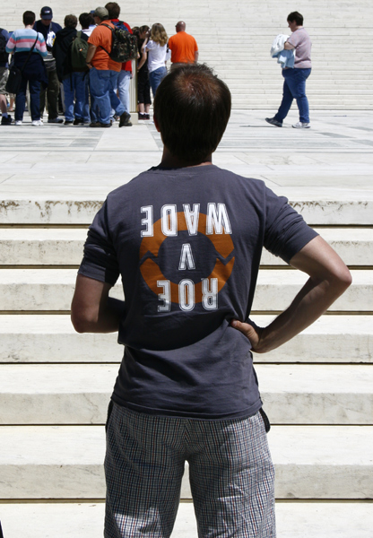 Pro-lifer at the Supreme Court