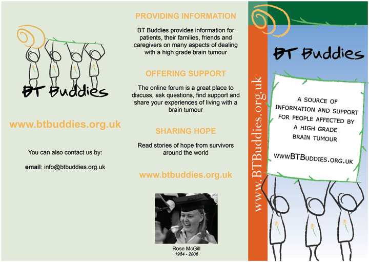 BT Buddies Leaflet - Front