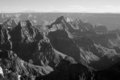 Grand Canyon Bright Angel B&W