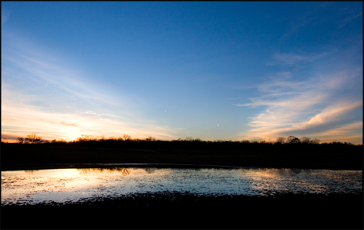 Sunset at teh Park
