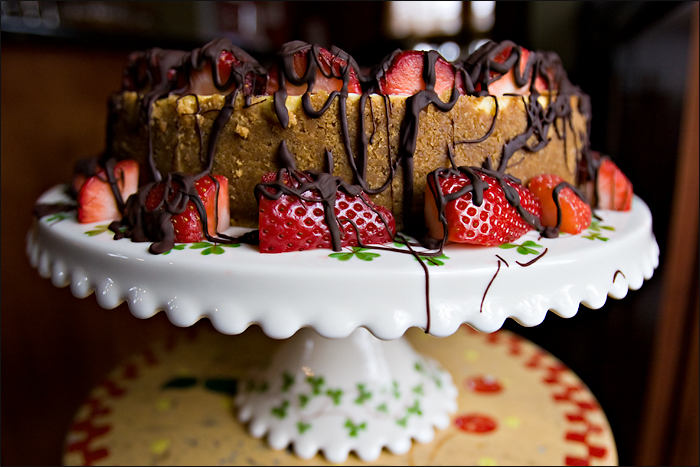 Chocolate Strawberry Cheesecake I