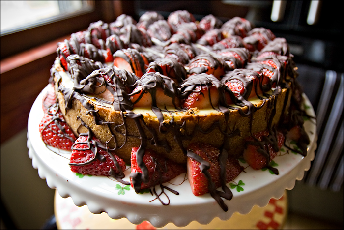 Chocolate Strawberry Cheesecake II