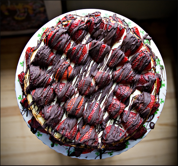 Chocolate Strawberry Cheesecake III