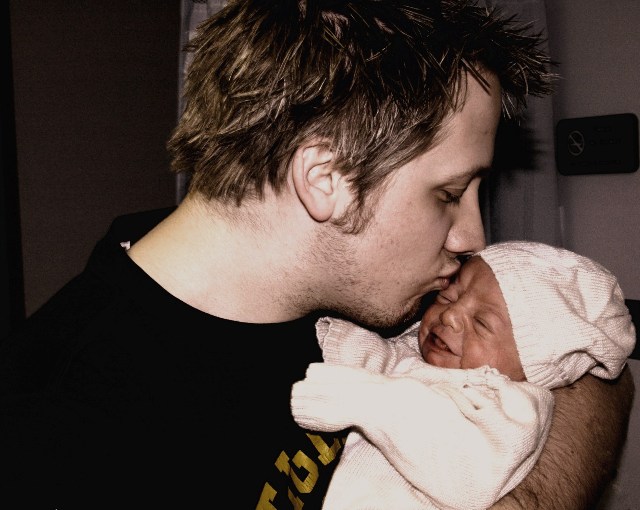 Kissing my Nephew