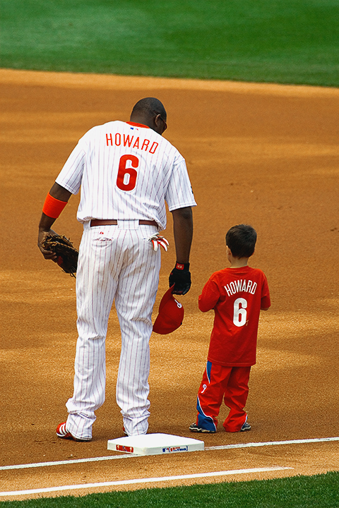 Ryan Howard and a Fan