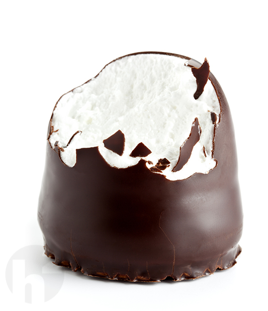 Chocolate covered marshmallow