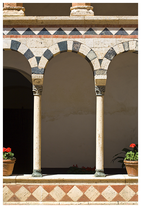Arcades of the Abbey at Torri
