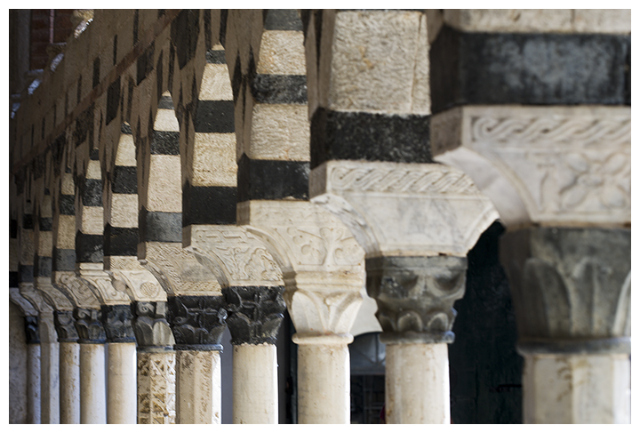 Arcades at the Abbey of Torri