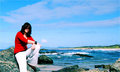 Me at the beach