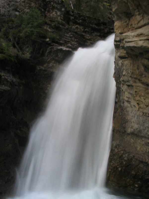 Johnsons Canyon Waterfall