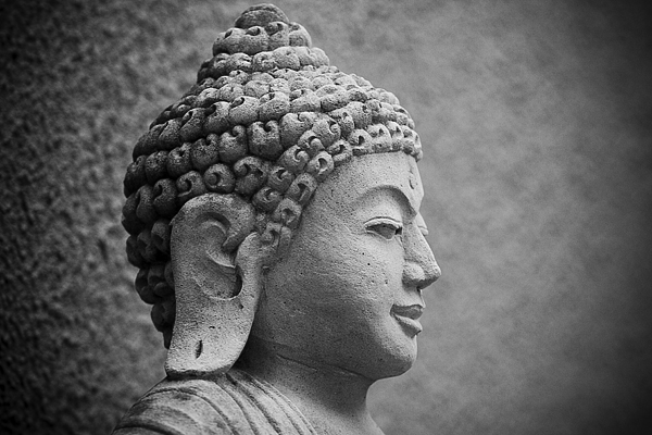 Buddha B&W