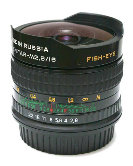 MC Zenitar 16mm 2.8 fisheye lens