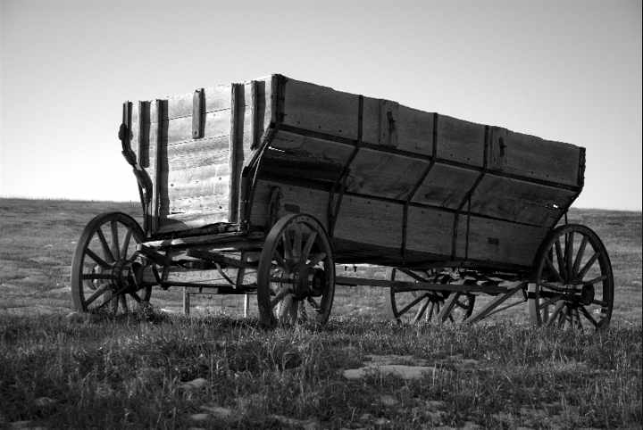 Lost Wagon (B&W)