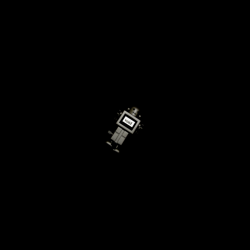 All alone in the dark