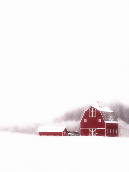 Winter Barn