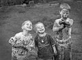 3 boys mud BW.jpg
