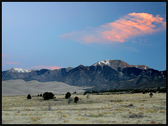 Colorado at dusk