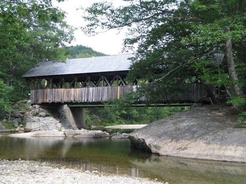 Maine covered bridge