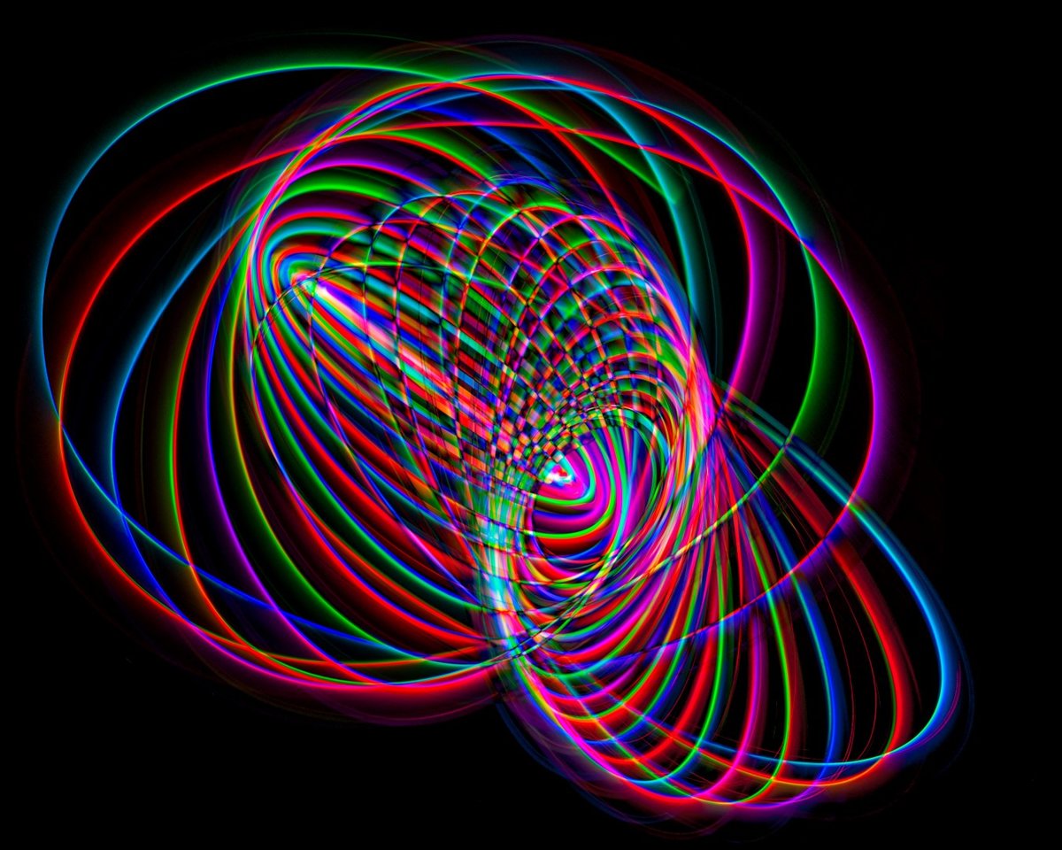 spirograph light painting