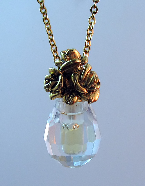 perfume bottle pendant