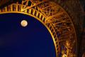 Moon Under The Eiffel Tower