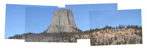 Devils Tower Tiled Panorama