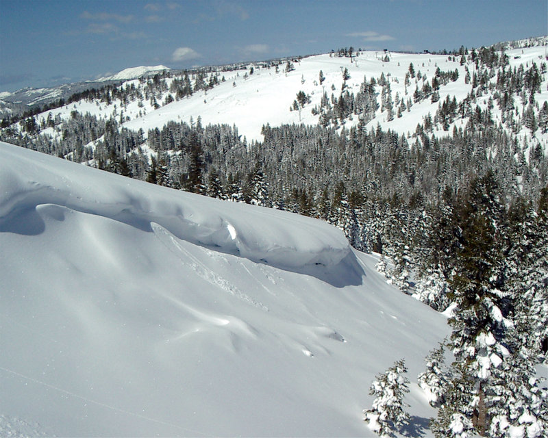 Powder Cornice at Donner Ski Ranch