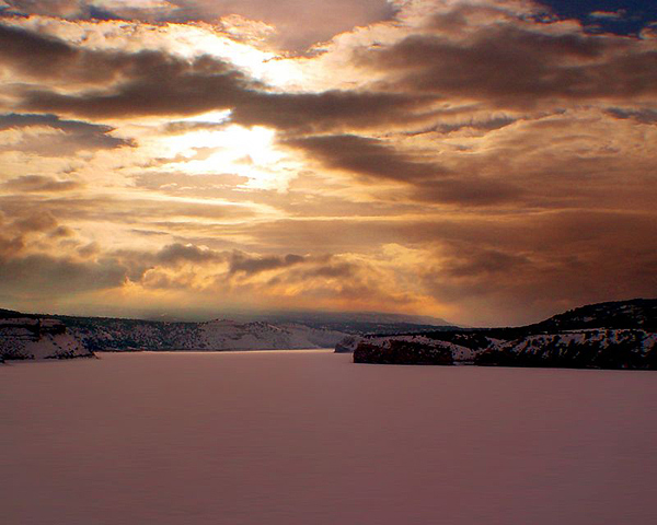 Winter on Starvation Lake