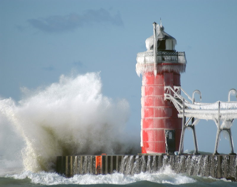 Icy Wind and Waves