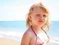 Elle at beach