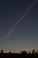 Contrail over London
