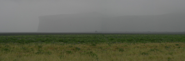 Mountain in the Rain