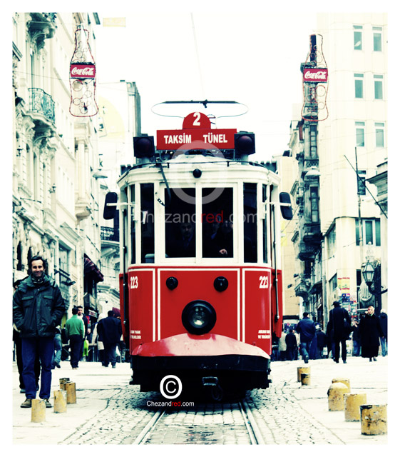 Man and a tram