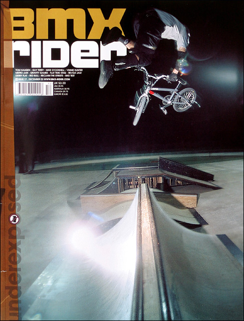 BMXRider magazine Cover Shot