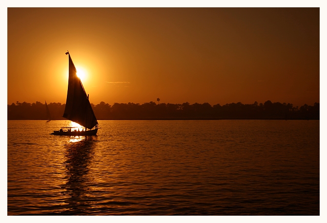 Sunset on the Nile