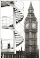 Stairway and Big Ben
