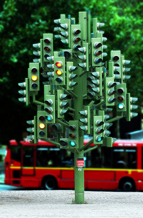 Christmas Traffic Light
