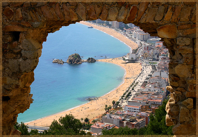 Blanes from the castle