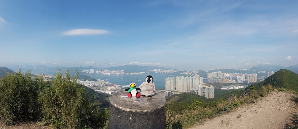 Beautiful hike. HK seen on the background