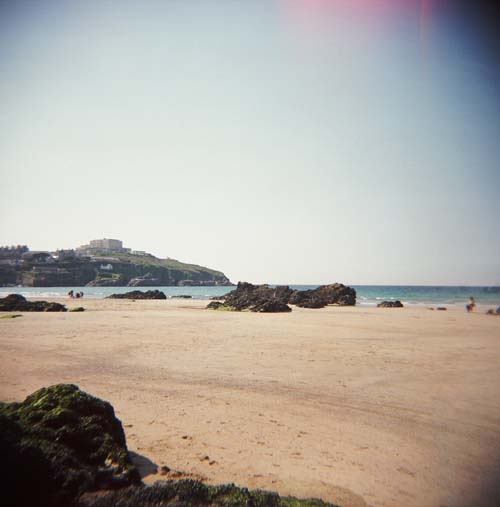 The beach