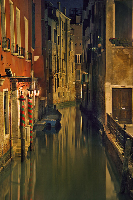 Venice Canal at Night