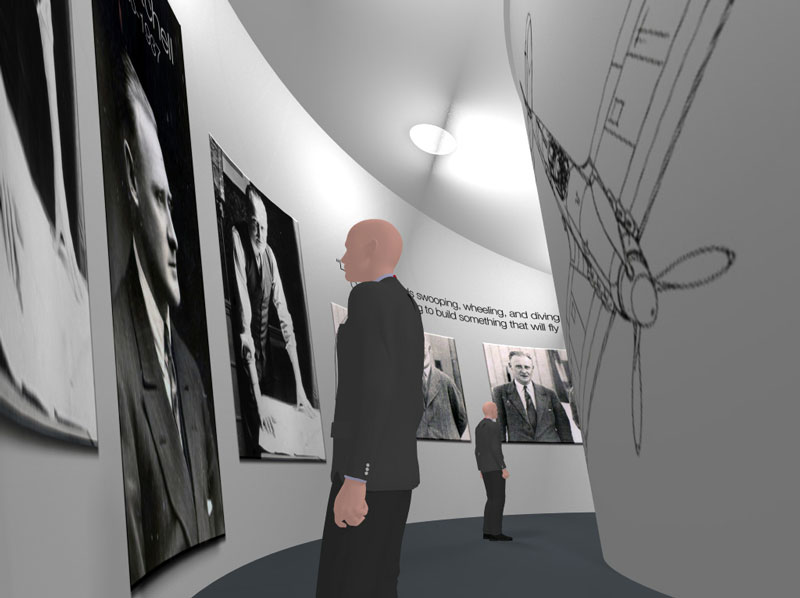 VR-Exhibition inside space