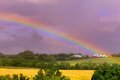 Rainbow on the Road to Dublin 12x8