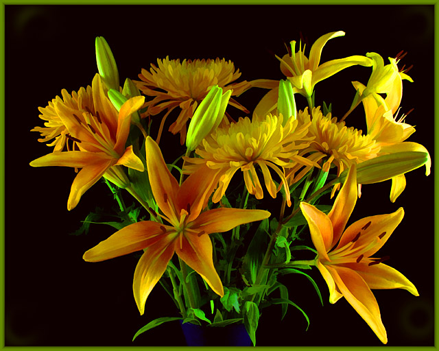 Lilies and Mums