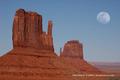 Monument Valley Moonrise