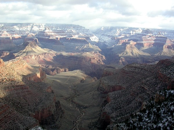 Snow on the Canyon